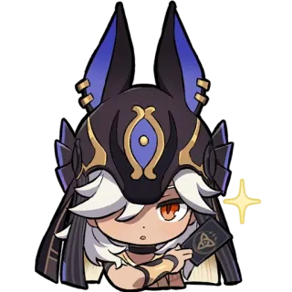✨ Cyno Genshin Impact anime, videojuego, personaje, cyno, genshin impact whatsapp sticker