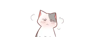 😤 gato, zangado, dedo do meio, gesto ofensivo telegram sticker