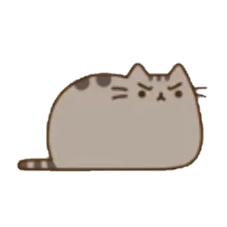 😠 Pusheen gato, lindo, dibujos animados, animal, mascota, gracioso, meme, enojado whatsapp sticker