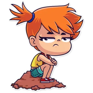 ☹ telegram sticker