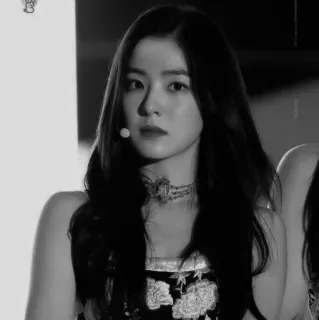 ⬛ Irene kobieta, kpop, piosenkarka, celebrytka, portret, koreański telegram sticker