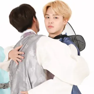 👨 korea, traditional clothes, hanbok, hug, asian telegram sticker