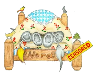 💏 Worde tempat tidur, kartun, hewan, alam whatsapp sticker