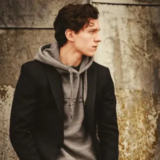 ⚙ Tom Holland actor, celebridad, retrato, hombre, hollywood whatsapp sticker