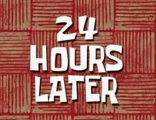 ⏱ 24 HOURS LATER 文本, 小时, 之后, 时间, 海绵宝宝 telegram sticker