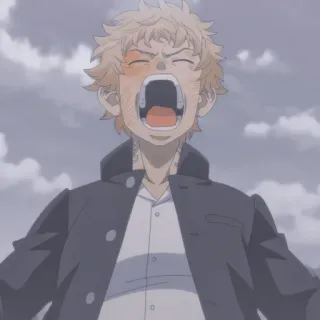 😫 Takemichi Hanagaki Tokyo Revengers Anime, Manga, En colère, Pleurs, Takemichi, Tokyo Revengers telegram sticker