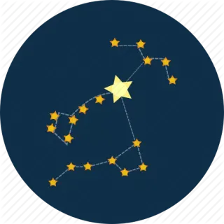 ⭐ constellation, stars, astronomy, celestial, night sky, outer space telegram sticker