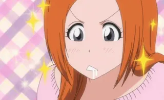 🤤 Orihime Inoue Bleach anime, orihime inoue, bleach, anime girl telegram sticker