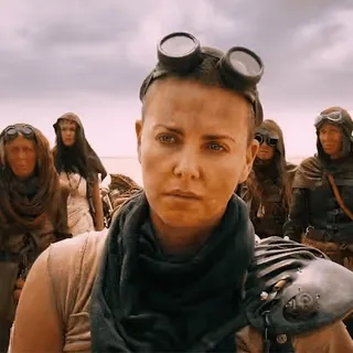 😕 Furiosa Mad Max: Fury Road furiosa, mad max, movie, warrior, desert, apocalyptic, action whatsapp sticker