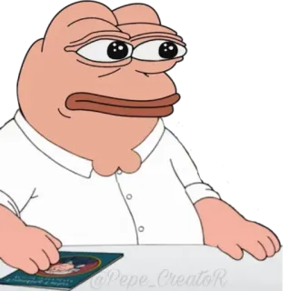 🐸 Pepe the Frog Mème, Grenouille, Internet, Triste, Pepe telegram sticker
