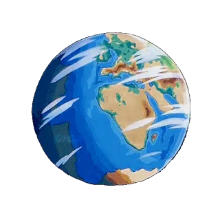 🌎 Terra, Planeta, Globo, Mundo, Geografia, Natureza telegram sticker