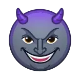 😈 ปีศาจ, ปีศาจ, เขา, ความชั่วร้าย, ผู้ร้าย, การ์ตูน, อีโมจิ telegram sticker