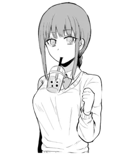 🥤 anime, manga, girl, boba, drink, cute, art telegram sticker