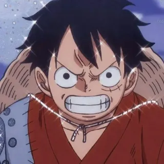 🙂 Monkey D. Luffy One Piece Anime, Kartun, One Piece, Monkey D. Luffy, Luffy telegram sticker