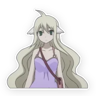 😐 Mavis Vermillion Fairy Tail Anime, Fairy Tail, Mavis Vermillion, Carino, Sticker telegram sticker