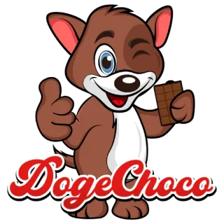 🍫 doge DogeChoco pies, czekolada, kreskówka, słodki, jedzenie, słodkie telegram sticker