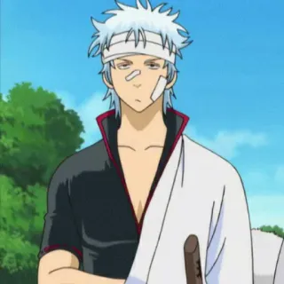 🍡 Sakata Gintoki Gintama Anime, Gintama, Sakata Gintoki, Manga telegram sticker