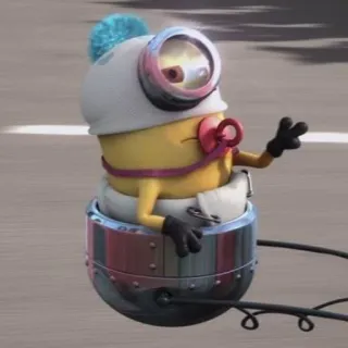 👋 minion, baby, character, cartoon, funny, despicable me telegram sticker