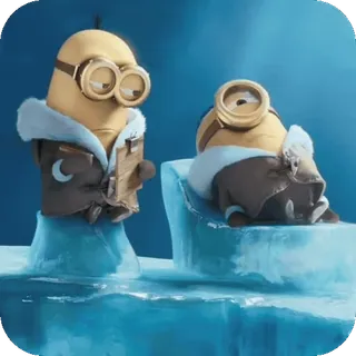 ๐ Minions Despicable Me minions, despicable me, animation, movie, cartoon, funny, ice telegram sticker