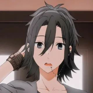 🎲 Izumi Miyamura Horimiya Аниме, Манга, Хоримия, Изуми Миямура, Персонаж whatsapp sticker