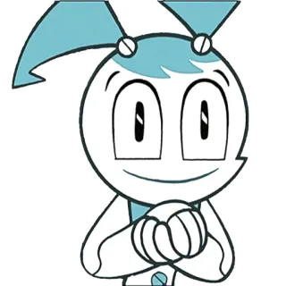 😃 Jenny Wakeman My Life as a Teenage Robot dessin animé, robot, personnage, Jenny Wakeman, Nickelodeon telegram sticker