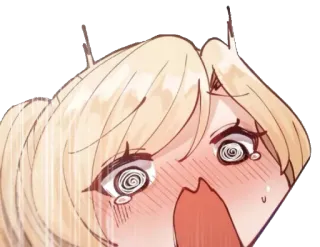 😰 Anime, geschockt, Anime Mädchen, Cartoon, emotional telegram sticker