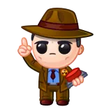 🎁 Nick Valentine Fallout 4 whatsapp sticker