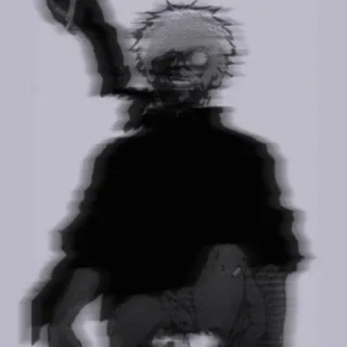 🖤 anime, horror, dark, violence, gore, monster, creepy whatsapp sticker