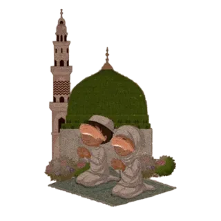 🕌 islam, muslim, mosque, prayer, religion, religious telegram sticker