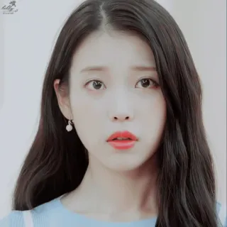 ✨️ IU IU, singer, kpop, actress, Korean celebrity, celebrity portrait, female, portrait telegram sticker