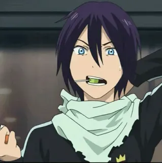 💎 Yato Noragami Anime, Charakter, Noragami, Yato, Gott telegram sticker