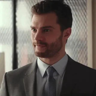 🔪 Christian Grey Fifty Shades of Grey actor, man, businessman, suit telegram sticker