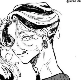 😋 Anime, Manga, Karakter, Potret, Seni, Ilustrasi telegram sticker