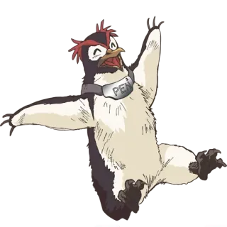 🐧 PEN Pinguin, Anime, Cartoon, Tier, lustig whatsapp sticker
