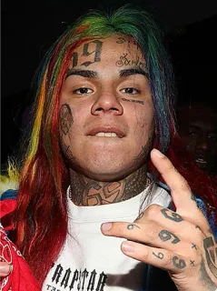 🖕 Tekashi 6ix9ine rapper, música, 6ix9ine, Tekashi, Tekashi 6ix9ine telegram sticker