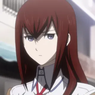 ⚙️ Kurisu Makise Steins;Gate Anime, Personagem, Kurisu, Steins Gate, Makise whatsapp sticker