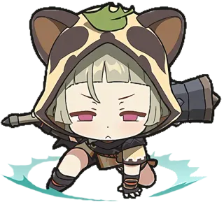 😠 Sayu Genshin Impact อนิเมะ, เกม, เก็นชิน อิมแพ็กต์, ซายู, นินจา, อาวุธ telegram sticker