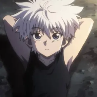 ⚡️ Killua Zoldyck Hunter x Hunter Аниме, Парень, Киллуа, Hunter x Hunter, Мультфильм telegram sticker