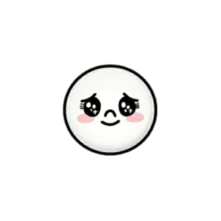 😳 顔, 可愛い, 絵文字, かわいい telegram sticker