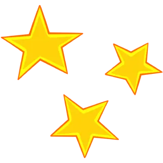🔅 Stern, Sterne, Gelb, Rot, Muster, Dekoration whatsapp sticker