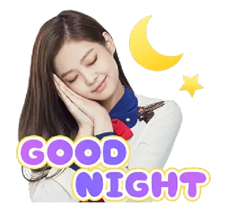 😴 GOOD NIGHT buenas noches, dormir, luna, estrellas, saludo, sueño telegram sticker