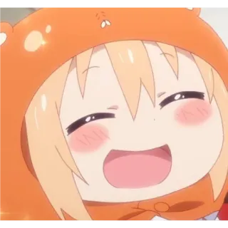 😄 Anime, Lucu, Gadis, Senang, Tersenyum whatsapp sticker