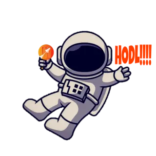 😁 TO THE MOON astronaut, moon, space, rocket, dreams, success telegram sticker