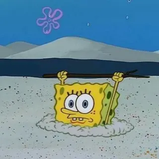 🌟 Spongebob Spongebob, cartoon, grappig, personage, geel, Patrick telegram sticker