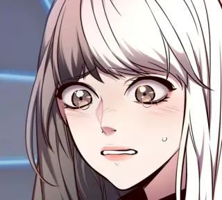 🐈 Anime, Mujer, Cara, Chica, Expresión, Manga telegram sticker