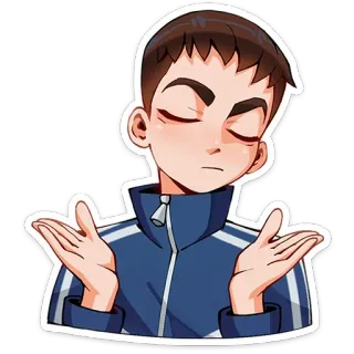 🤷‍♂️ angkat bahu, bingung, bertanya, orang, kartun, pria, potret whatsapp sticker