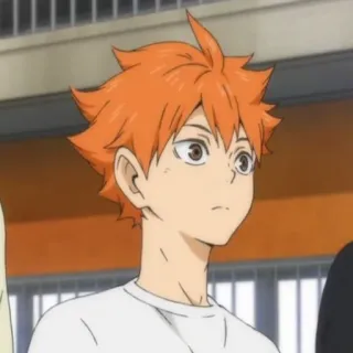 ☀️ Hinata Shoyo Haikyuu!! anime, character, haikyuu, hinata shoyo, sports, volleyball telegram sticker