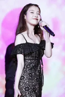 💕 IU IU, K-pop, chanteuse, coréenne, célébrité, musique telegram sticker