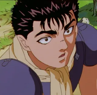 😳 Guts Berserk anime, berserk, guts, manga, warrior telegram sticker
