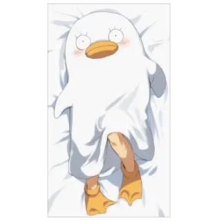 🐔 pato, pássaro, desenho animado, animal, fofo whatsapp sticker